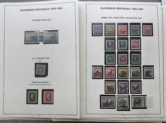 ☀️ ALBUMOVÉ LISTY ZNÁMOK , SLOVENSKÝ ŠTÁT (1939 - 1945 ) ☀️