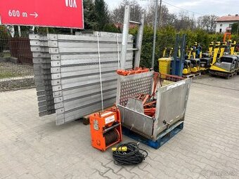 Geda LIFT vertikálny stavebný vlek, zdvíhací žeriav, výška 3