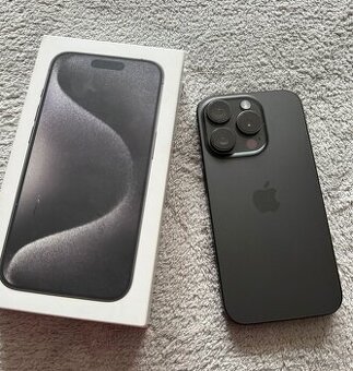 iPhone 15 Pro, Black Titanium