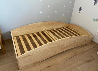 Detska postel s matracom a roštom 180x90