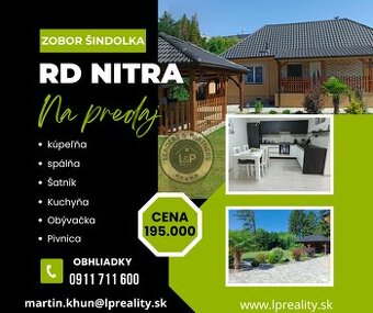 Na predaj rodinný dom Nitra- zobor šindolka