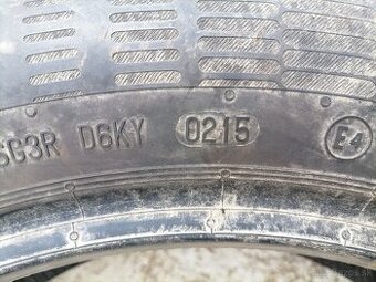 Predám letné continental 215/55R17
