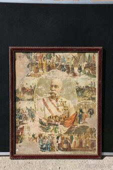 Starý obraz cisára Františka Josefa I (PREDANÉ)
