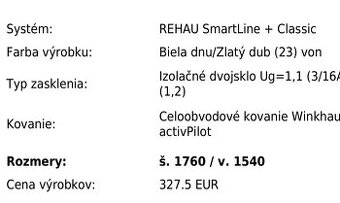 Nove plastove okno