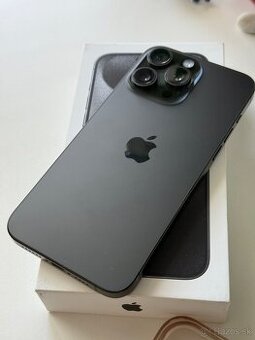 iPhone 15 Pro Max 256GB - Black Titanium - 230 Cyklov