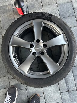 R17 Dezent TTX9 Elektrony + Zimné gumy Dunlop 205/50/R17 - 1