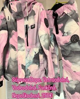 Krásny zimný set Dope veľkosť M