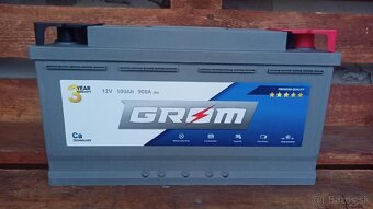 Autobatéria 12V 100Ah GROM 900A dle EN