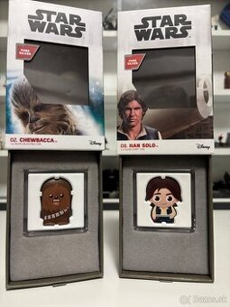 Investičné mince striebro strieborné mince  Star Wars  2x1oz