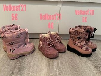 Detské zimné topánočky