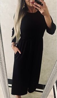 Damske dlhe talianske šaty black