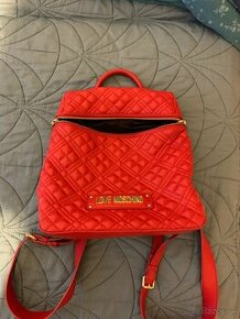 Červený ruksak love moschino - 1