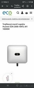 Trojfázový menič napätia Huawei SUN 2000-5KTL-M1 5000W