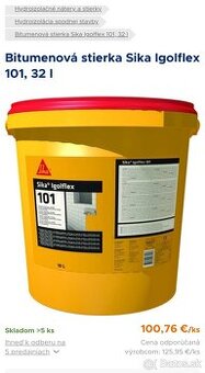 Hydroizolácia SIKA Igolflex 101 - 32l