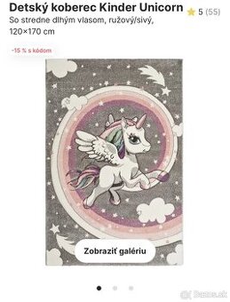Detsky koberec unicorn