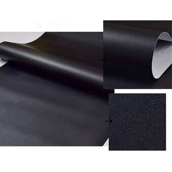 Samolepící nábytková PVC tapeta 5 x 0,61 m, černá
