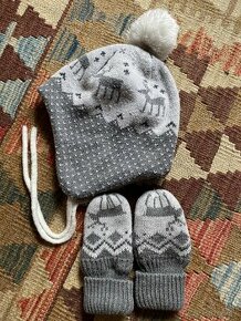 H&M Set ciapka a rukvice 62