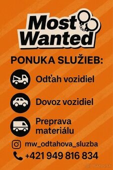 Odťahová služba MostWanted