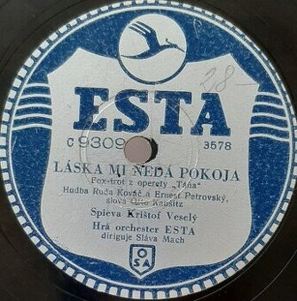 Kúpim šelakové platne