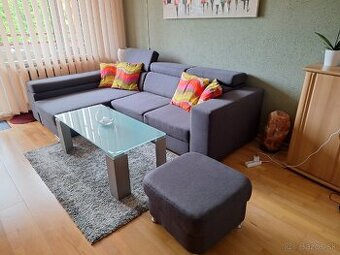 Rozkladacia sedacia súprava s úložným priestorom - 1