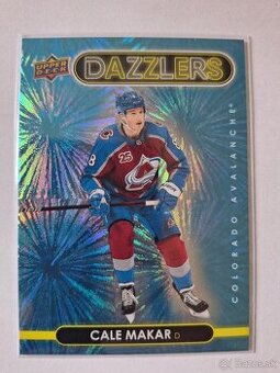 Hokejové kartičky karty Cale Makar dazzlers blue
