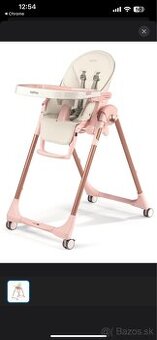 Jedálenská stolička peg perego