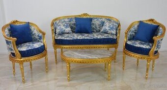 Zámecký salon - sedací souprava - 4 části