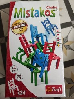 Spoločenská hra pre deti Mistakos Chairs Stoličky