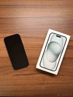 iPhone 15 128 GB - čierny (97% batéria) + originálne balenie