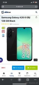 Samsung A26-LEN VYBALENÝ Z KRABICE