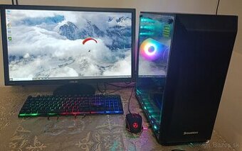 Nové herné PC AMD 8jadro, RTX3050 6GB, wi-fi, bluetooth