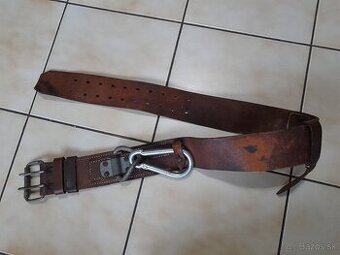 Masívny kožený opasok hasičský zbor