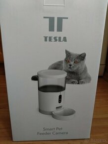 Predám krmič pre mačky Tesla Smart pet feeder s kamerou