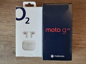 Motorola G04 zelená + slúchadlá O2 pods