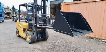 Lopata na vysokozdvizny vozik s hydraulickým vyklápaním
