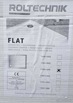 Predám sprchovaciu vaničku ROLTECHNIK FLAT 1200x800
