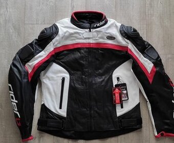 Kožená bunda na motorku. Velikost 4XL. Nová