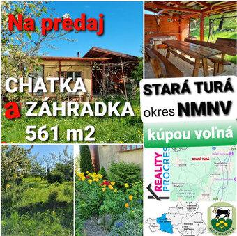 NA PREDAJ ZÁHRADKA S CHATKOU A ALTÁNKOM STARÁ TURÁ - NMNV