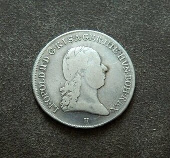 Predám 1/2 toliar 1792 H Leopold II.