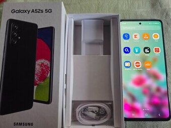 Samsung A52 5g s duos čierny v super stave