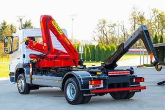 MERCEDES ATEGO HÁKOVÝ NOSIČ KONTAJNEROV HYDRAULICKÁ RUKA EU5