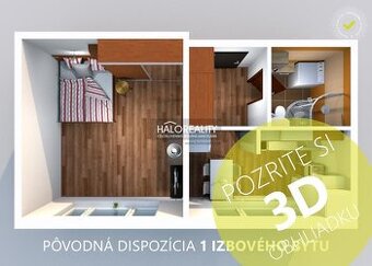 HALO reality - Predaj, jednoizbový byt Bratislava Petržalka,