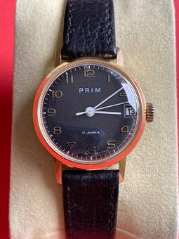 Prim 17jewels pozlatene púzdro