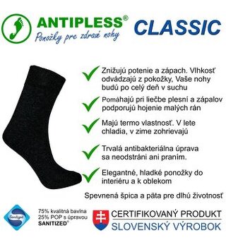 Ponožky Antipless vel. 47-48