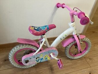 Detsky bicykel Disney Princess 12″ s prilbou