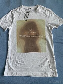 Tričko Sensitive Content, nové, veľkosť XS