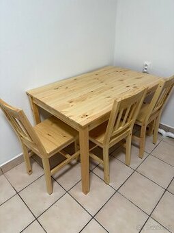 Predám stôl plus 3 stoličky - 1