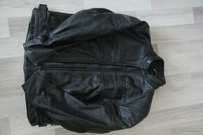Čierna kožená bunda GIFI - 1