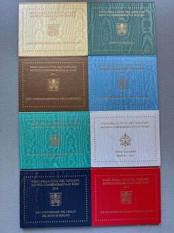 Pamatne 2EUR Monako, Vatikán, San Marino 2009-2015