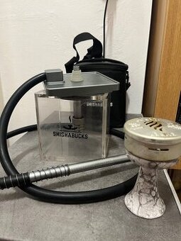 Vodná fajka Shishabucks Cloud Micro 18 cm šedá